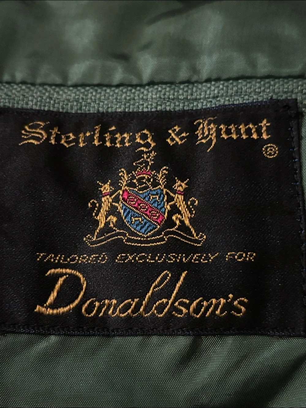 Sterling & Hunt Jack Nicklaus green 36S (?) Blazer
